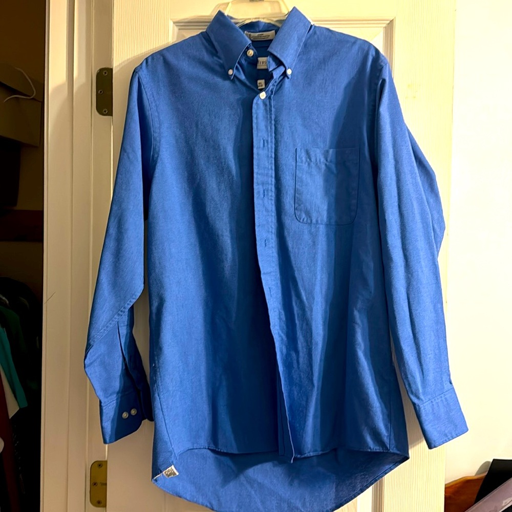 Blue Van Heusen Oxford Sz 15 1/2 / 34/35 excellent condition